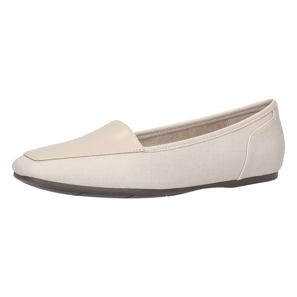 Easy Street Women's Thrill Square Toe Slip On Shoes, Oatmeal Linen, NWT - Picture 6 of 6